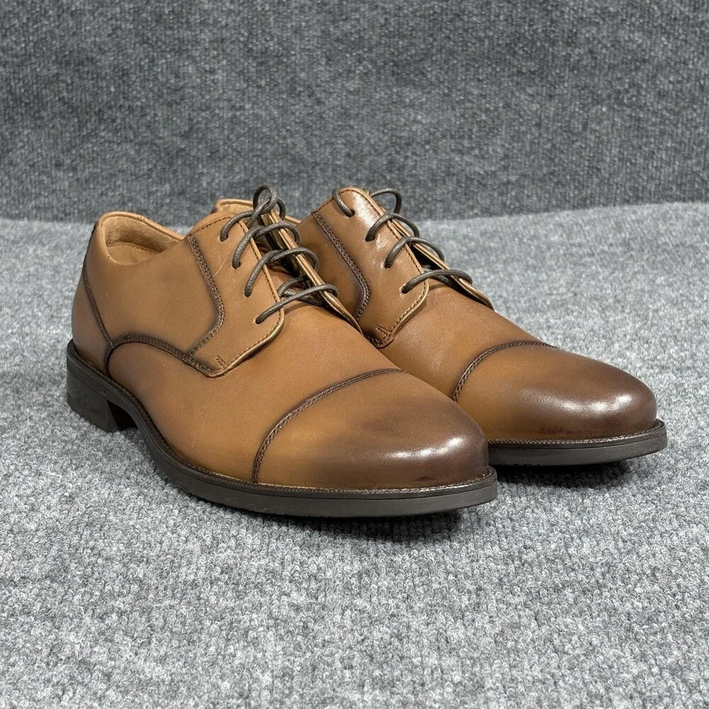 Cole Haan Shoes Mens Size 10 British Tan Bedford Cap Toe Oxford Grand 360 C40255